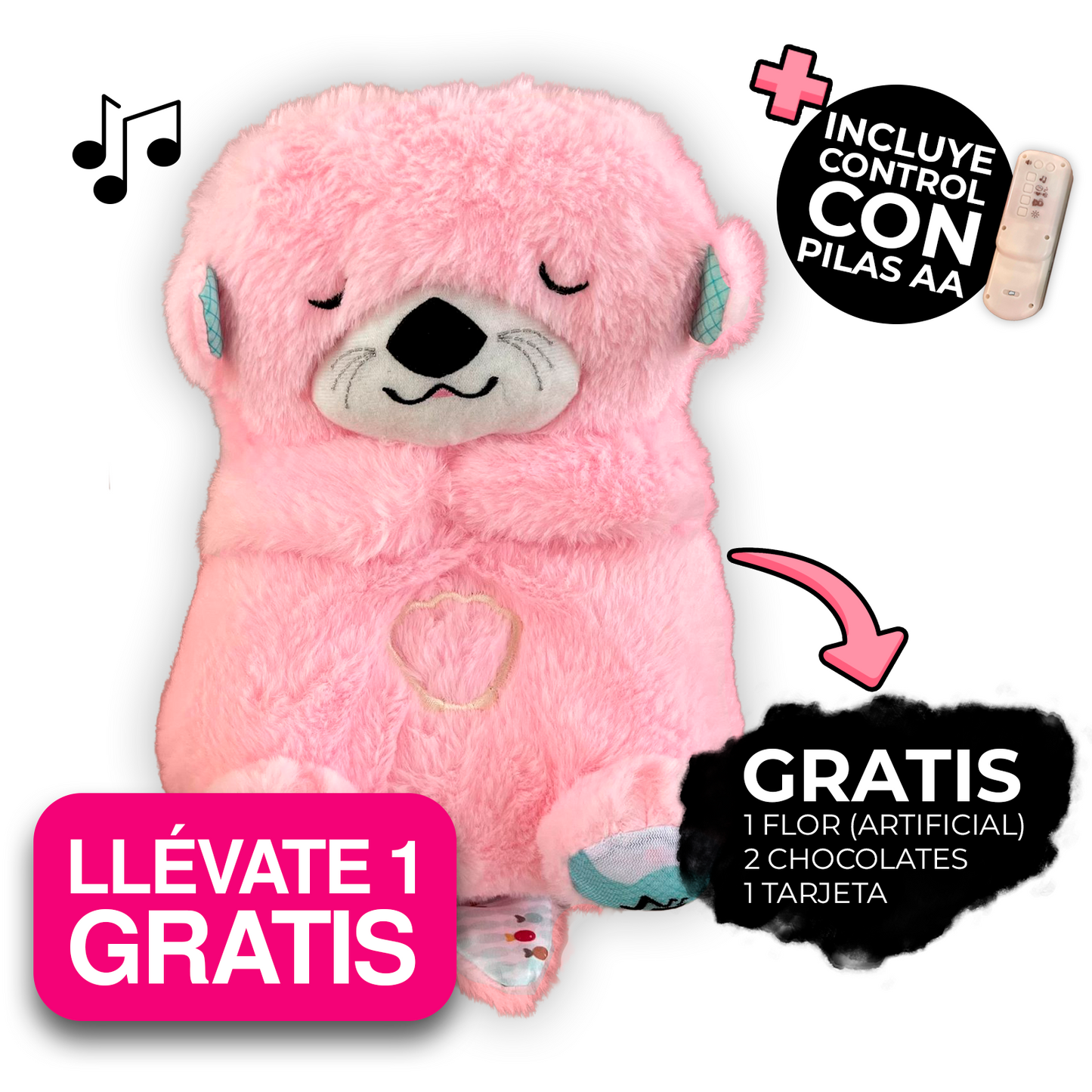 Peluche de Nutria que Respira para Calmar la Ansiedad